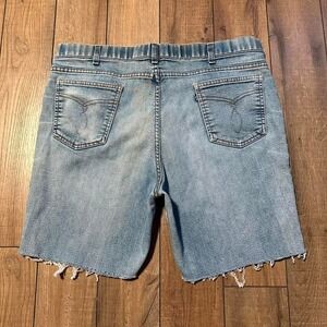 Vintage Levi's Cut Off Jean Shorts Jorts‎ Men's Size 38 90s